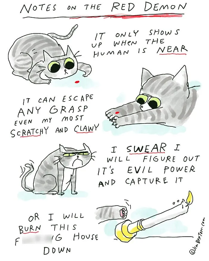This Cartoonist Perfectly Captures What It’s Like To Live With Cats (20 Pics)