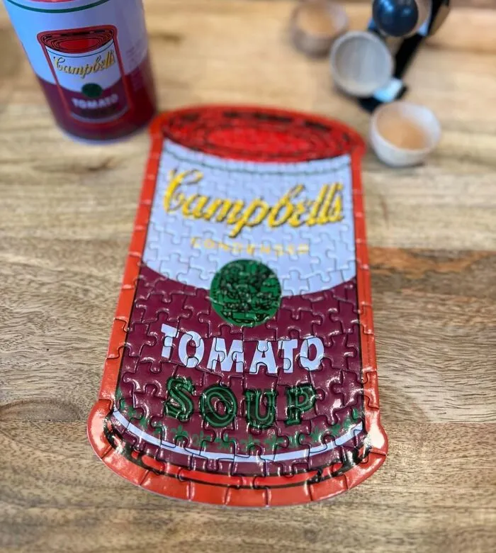 These <a Style="Display:inline;" Href="Https://Www.amazon.com/Warhol-Shaped-Jigsaw-Puzzles-Three/Dp/0735366934?ie=utf8&linkcode=ll1&tag=bppelican-20&linkid=bda1adadd671fd64c5c4382887ab08fd&language=en_us&ref_=as_li_ss_tl" Target="_blank">  <span Style="Font: Inherit; Color: #d74b1f;"> Andy Warhol Soup Can Puzzles </Span> Are A True Work Of Art At Your Fingertips