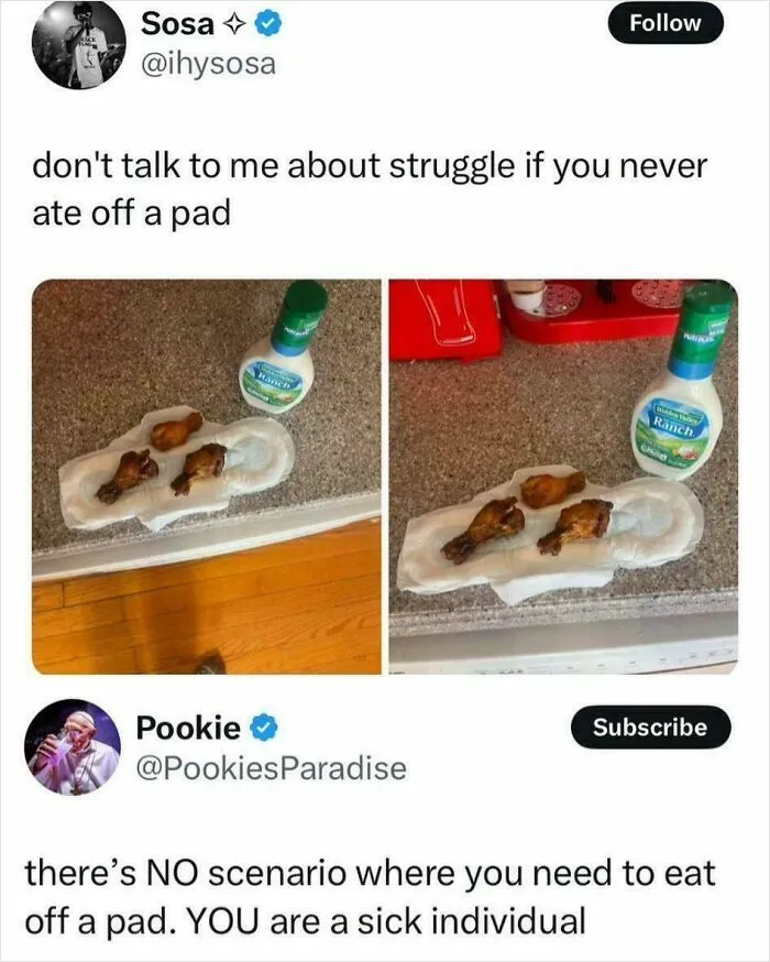 I Think I Would Prefer To Scrub The Counter And Eat From There