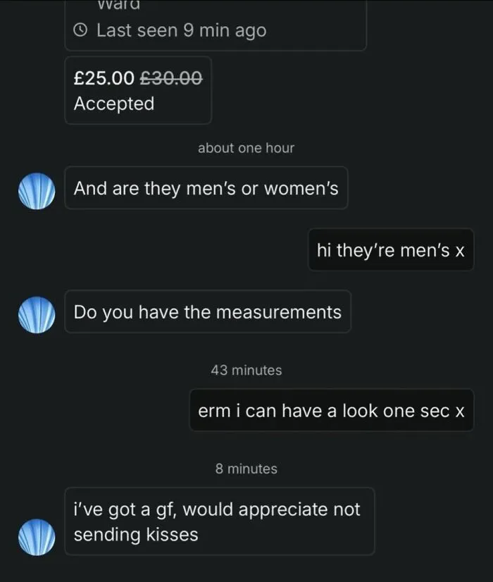 My Boyfriend Is The Only Person I Speak To Who I Don’t Send Kisses To🤣🤣🤣xx