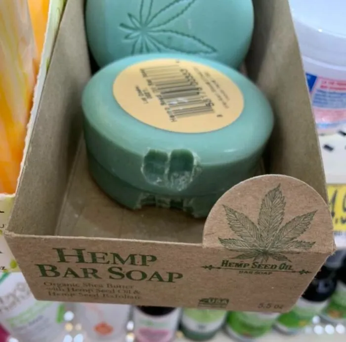 Somebody Tried To Get High Off The Hemp Soap.. Shows The Level Of Smarts Someone Had