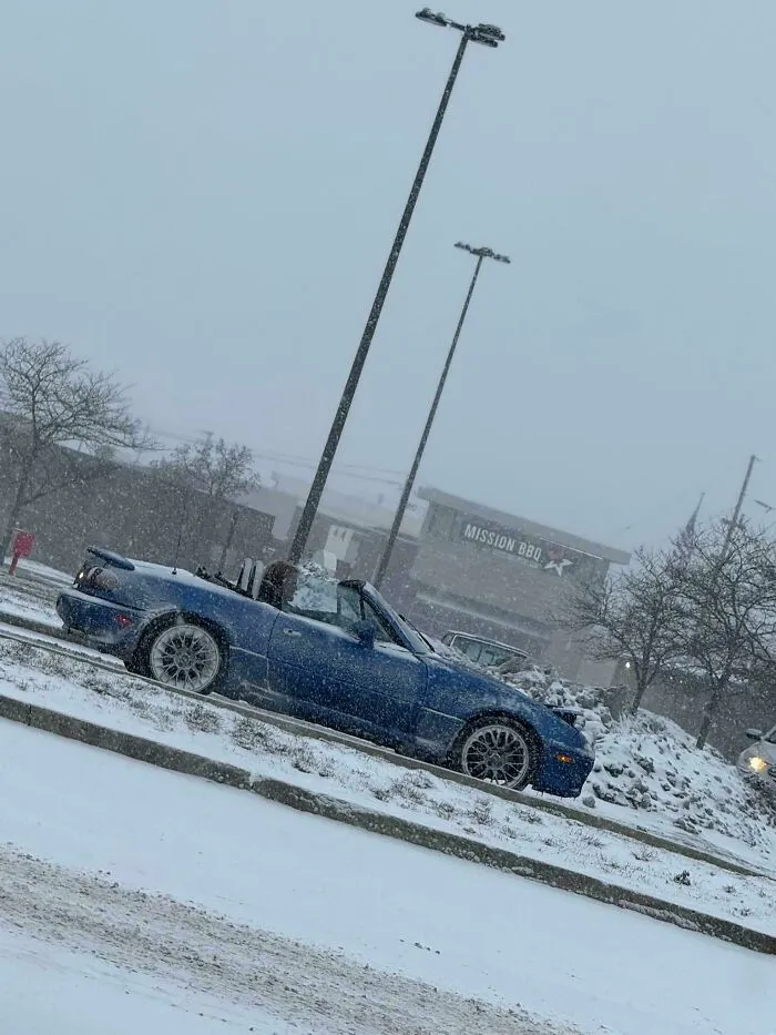 Vi esto en la intersección. Hace -15 grados