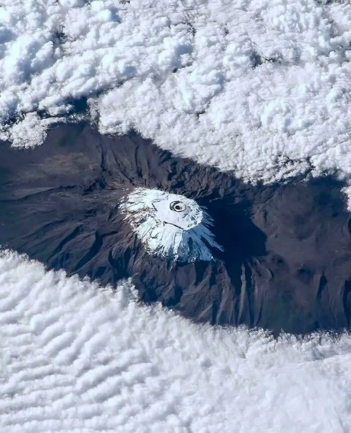 El Kilimanjaro visto desde el espacio