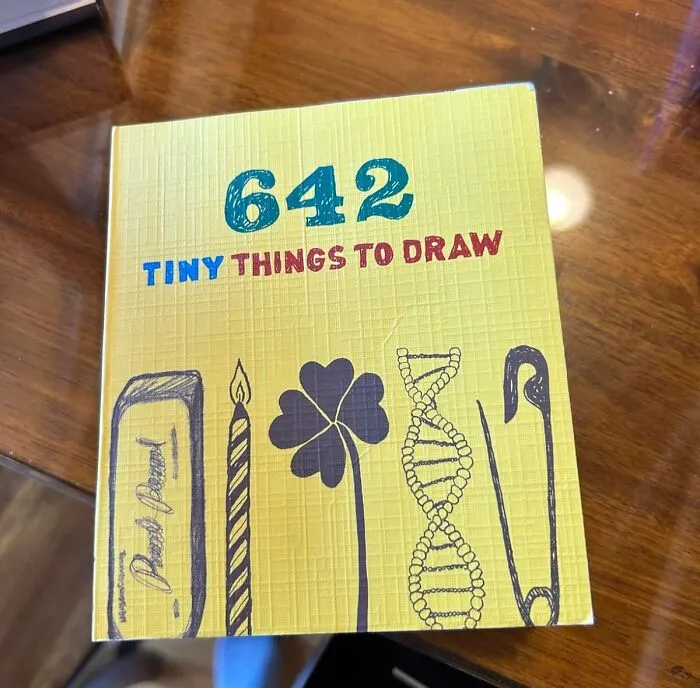 Making Happy Little Accidents Is Significantly Easier When You Are Filling The Pages Of <a Style="Display:inline;" Href="Https://Www.amazon.com/Tiny-Things-Draw-Chronicle-Books/Dp/1452137579?ie=utf8&linkcode=ll1&tag=bpwhale-20&linkid=b9c9e0a5f1ec74ffe7ebe17f44a1a681&language=en_us&ref_=as_li_ss_tl" Target="_blank">   <span Style="Font: Inherit; Color: #d74b1f;"> 642 Tiny Things To Draw </Span> Instead Of Ruining A Canvas With Expensive Oil Paint