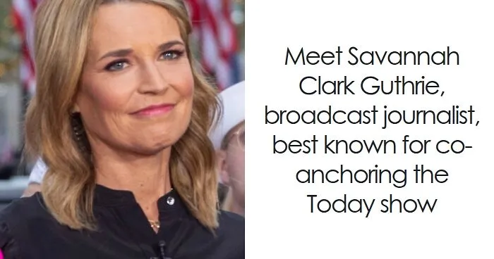 Savannah Guthrie: Bio And Career Highlights
