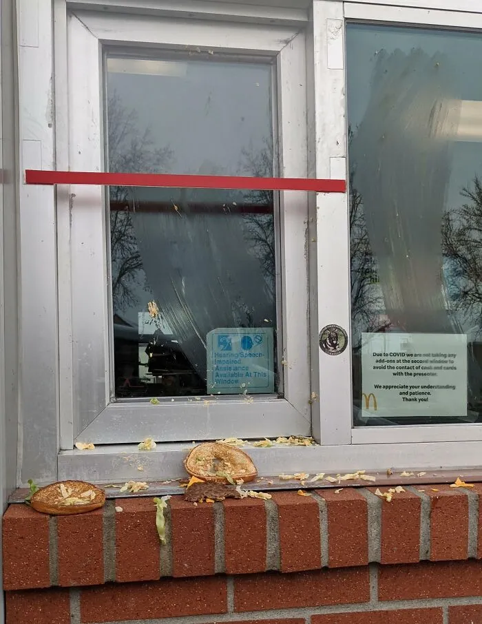 Took My Kids To McDonald's Drive Thru. I'm Guessing The Person In The Car In Front Of Me Asked For No Pickles