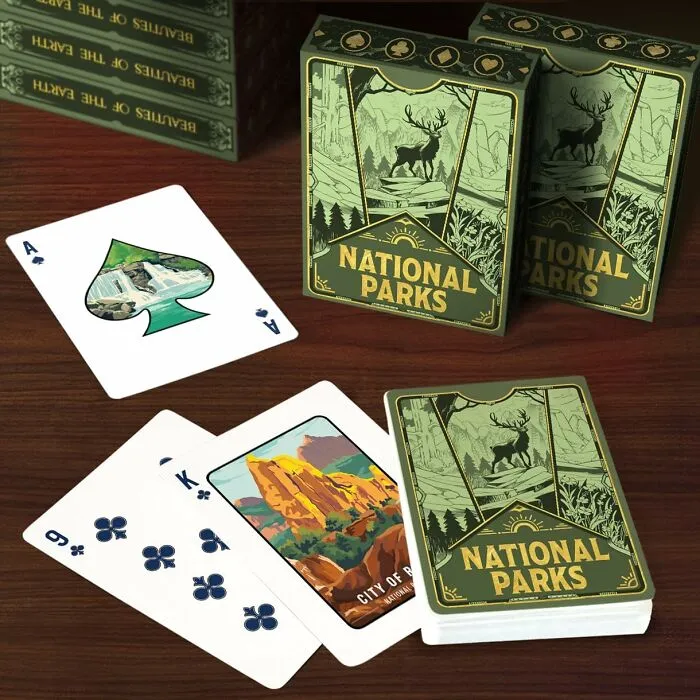 A Deck Of <a Style="Display:inline;" Href="Https://Www.amazon.com/99fox-National-Landscape-Wildlife-Collectors/Dp/B0fwjl5q6s?crid=238taiorvas7o&dib=eyj2ijoimsj9.bxeen2gdcxjlfgh4dz-Pgwfbgaeoqzq9vh3coxvsis0iol-Jseuqj8x849jmk8i5vugya4oehnex5hj_dtswwlfjjriotk3gq-Abj6hckikxw19va8uzx6cn6pmzo0eclfy4q3ubsyt17lq_krj45m77ddv7m4rnuxaaw_ifijnazjsb68ihrldyqi32wveqybchfjqsct8jp-Mgurq4mnoj6sw7viadrepvbqv0jd-6ay9wuqg4nj5vsvx4l_g2aq25zz30koencfk7twjnt219q9rae4skado7-Bhzm5o.grsgot1b1warysv-F7ir8oleocejylg-Shh2vg5gbkk&dib_tag=se&keywords=cool+playing+cards&qid=1765182272&sprefix=cool+playing+cards%2caps%2c207&sr=8-18&linkcode=ll1&tag=bpbison-20&linkid=789f701b9d8aac30fdac45d30687385c&language=en_us&ref_=as_li_ss_tl" Target="_blank">   <span Style="Font: Inherit; Color: #d74b1f;"> National Park Playing Cards </Span> Will Make Your Weekly, Soul-Crushing Game Of Poker Feel Less Like A Desperate Cry For Help And More Like A Scenic, Educational Journey Through America's Greatest Natural Treasures