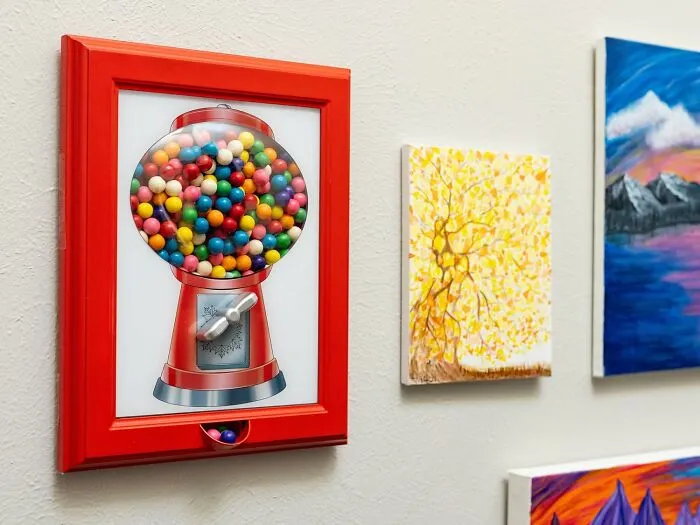  Sticking Gum To The Wall Usually Lands You In Detention But The <a Style="Display:inline;" Href="Https://Www.amazon.com/Candy-Dispenser-Frame-Dispenses-Christmas/Dp/B0d12y4xrh?crid=3uajoubbth4dw&dib=eyj2ijoimsj9.-2l_cs22qon75vpspntykgom6czvoba-Igung3yvpr36aiyy6bk_0mrhykbzpu7gw1_hq1jllc-Mqp-Vqirbnkfmvr4vzq_l-Pzks6hfaerc8n298t_kriz_qzd-Lsso0ku2abdepe9rxkuogrxflrputt3x-Sg9ncil5kzebbs8fiwkt6autgllndonpokw7dszznckkdregd2qbegtkvh5iwpozyoxoydsnfhr9oa4i7kugxn2ktegxvx7yp0f-Lo1nbtyourwo7cfxwzkdhlrkthvgrsk-Hu3ysecqu0.va9sbokhpsr5mkaabbppiflteudroqytkuukjr_9mqy&dib_tag=se&keywords=wall%2bcandy%2bdispenser&qid=1765527137&sprefix=wall%2bcandy%2bdispence%2caps%2c207&sr=8-1-Spons&sp_csd=d2lkz2v0tmftzt1zcf9hdgy&th=1&linkcode=ll1&tag=bpcoyote-20&linkid=b487f91e17772fe4663bd1b7f684a93b&language=en_us&ref_=as_li_ss_tl" Target="_blank">   <span Style="Font: Inherit; Color: #d74b1f;"> Gumball Machine In A Frame </Span> Turns Your Sugar Habit Into A Piece Of Modern Art