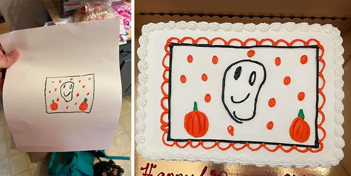 La tarta que mi hijo pidió VS lo que recibimos