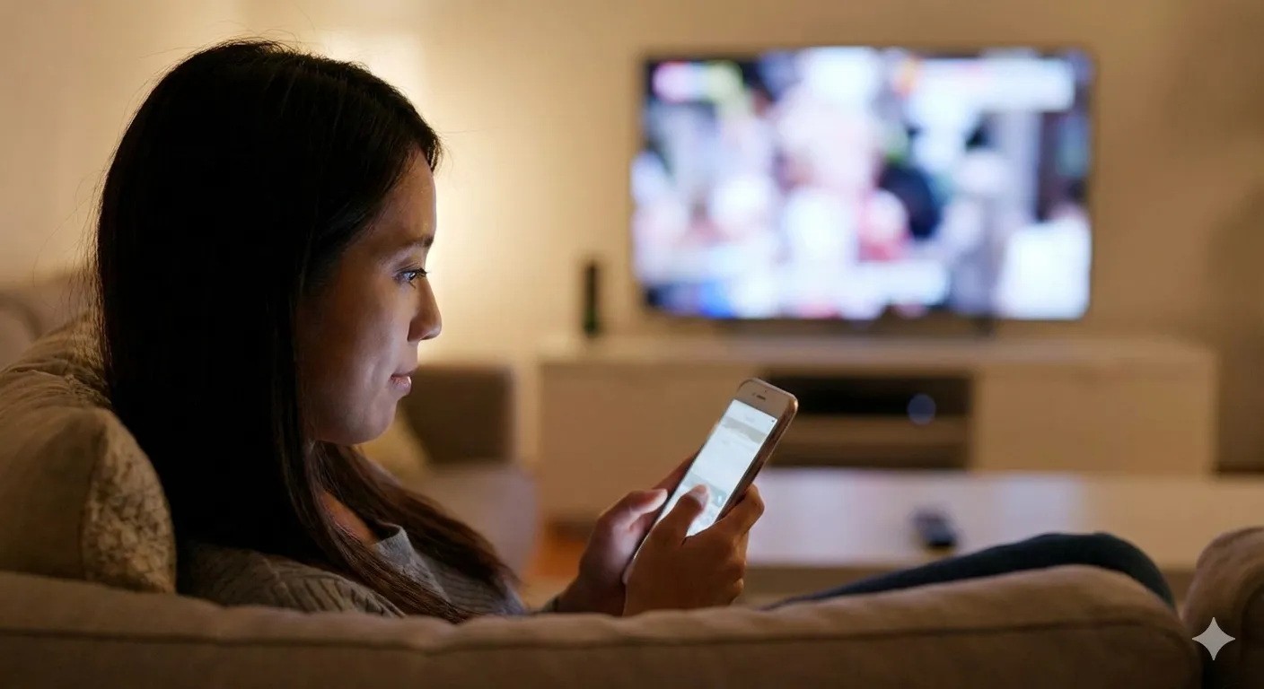 📺 We Now Watch TV While Not Watching TV (Apparently That’s Normal)