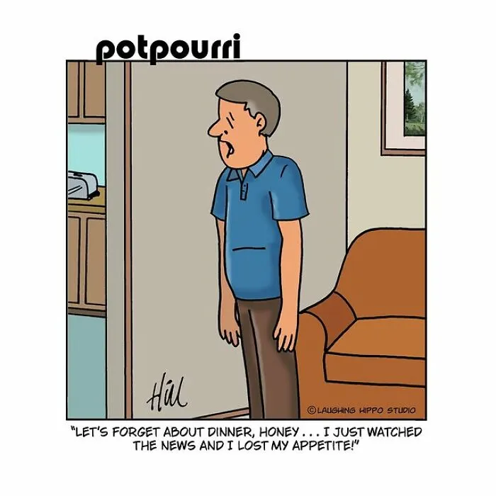 Artist Created 43 New One-Panel Comics Filled With Humor And Silly Situations