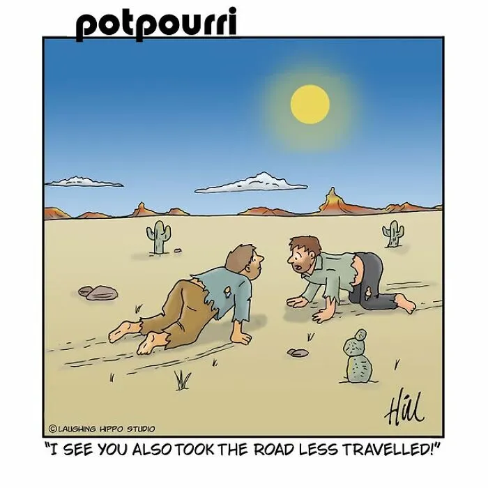 Artist Created 43 New One-Panel Comics Filled With Humor And Silly Situations