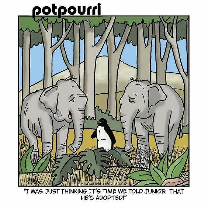 Artist Created 43 New One-Panel Comics Filled With Humor And Silly Situations