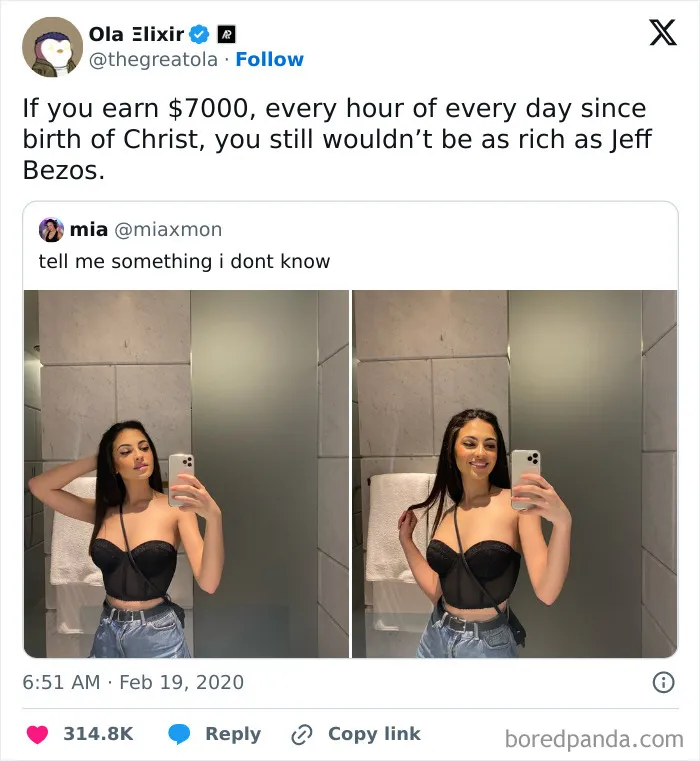 If You Made $7000 Per Hour Since The Birth Of Jesus Christ, When Will You Surpass Jeffrey Bezos, Current Net Worth. What About If His Net Worth Expands At Its Current Rate?
