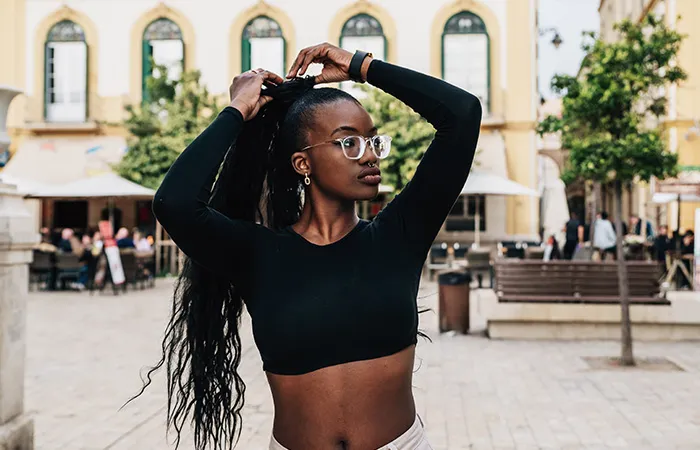 The Art of Tying Ponytails