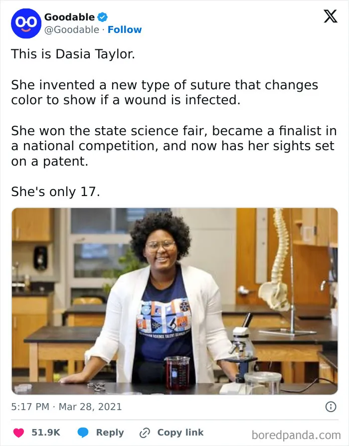 She Invented Color-Changing Sutures To Detect Infection