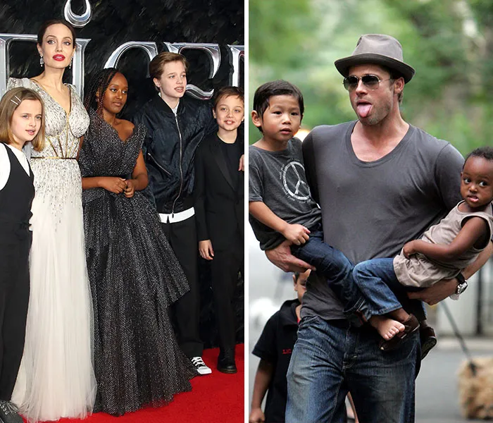 Los hijos de Brad Pitt