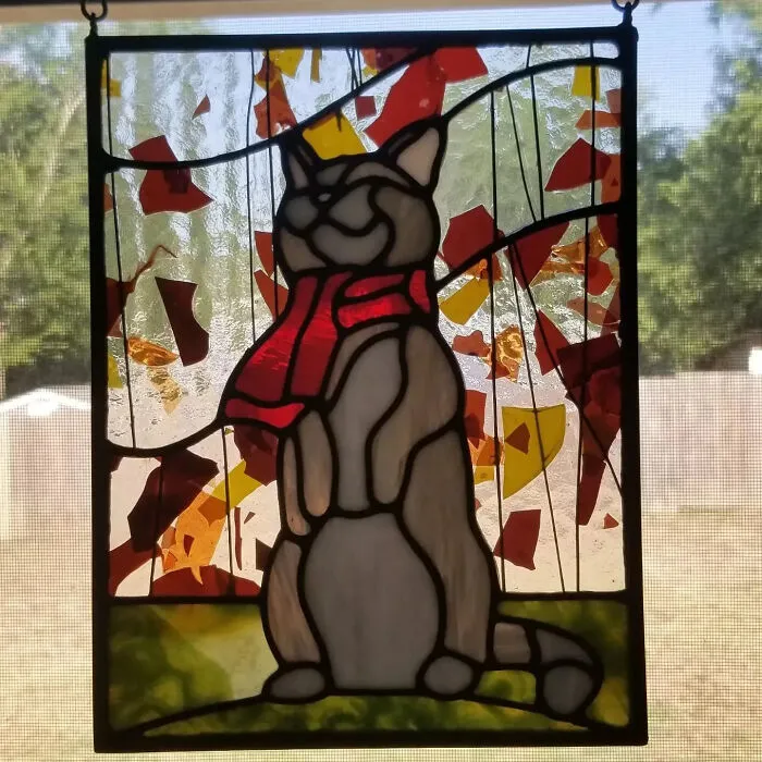 This Artist Makes Stained Glass Art Of Our Favorite Pop Art Icons And Cartoon Characters (41 Pics)