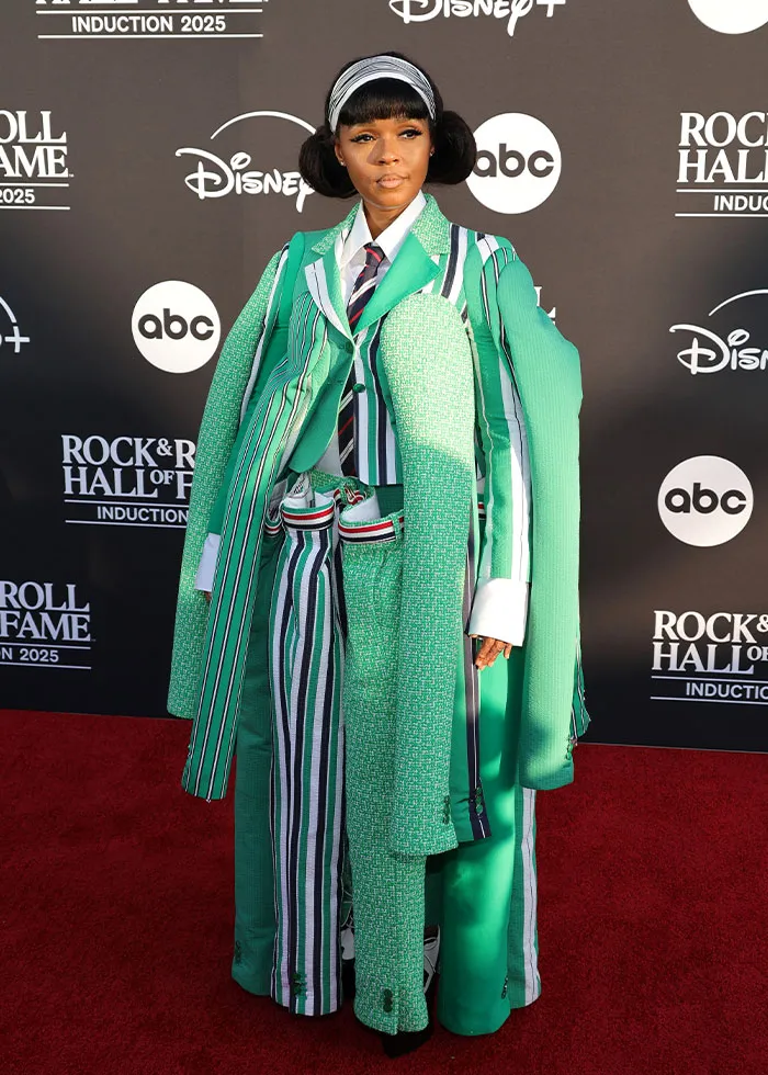 Janelle Monáe At The Rock & Roll Hall Of Fame Induction Ceremony