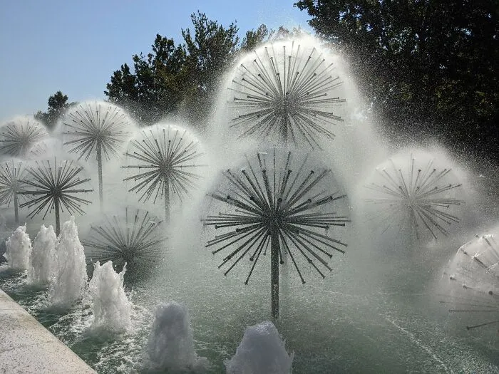 Fountains That Look Like Dandelions