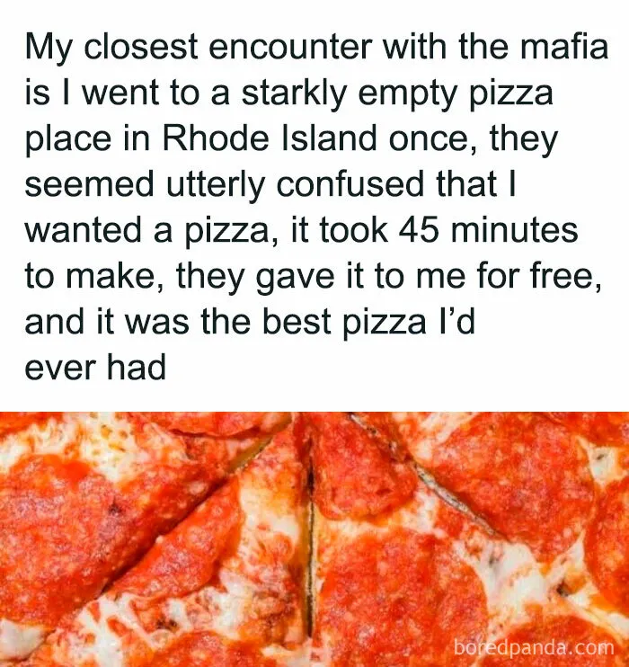 To Buy A Pizza From A Real Pizza Place