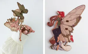 I Turn My Illustrations Into Small Wooden Fairies, And Each One Has Its Own Magical Personality