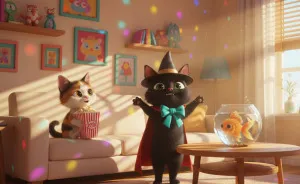 My Cozy Cat World Turned Into A Christmas Special