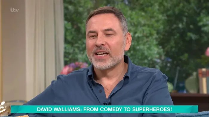 David Walliams smiling and speaking on a TV show, illustrating people think celebrities have closet skeletons.
