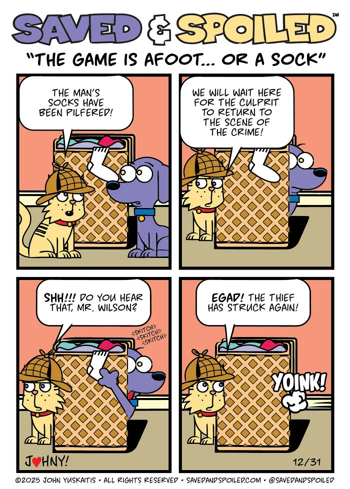 The Game Is Afoot… Or A Sock
