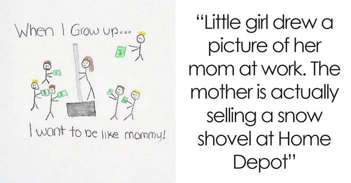 “I Can't Stop Laughing At It”: 39 Times Kids Proudly Presented Their Wild Drawings As Art