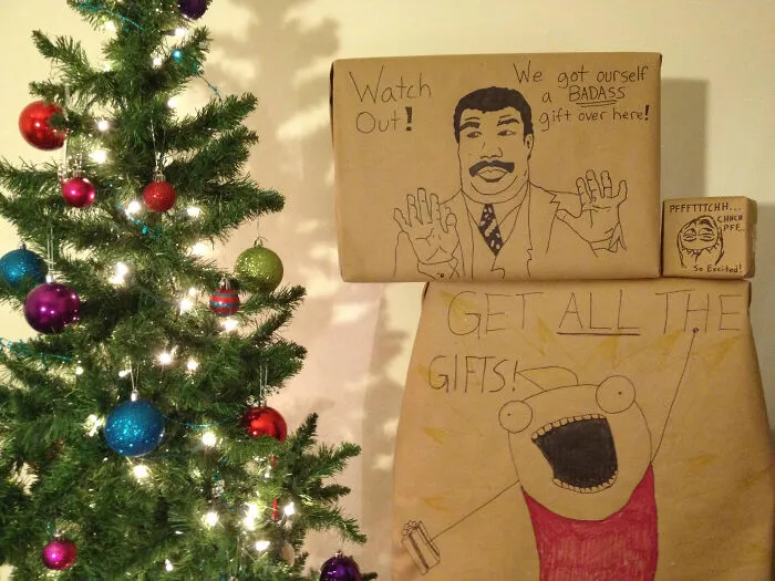 My Wife Asked Me To Wrap The Gifts This Year