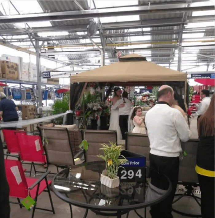 Una boda en Walmart 