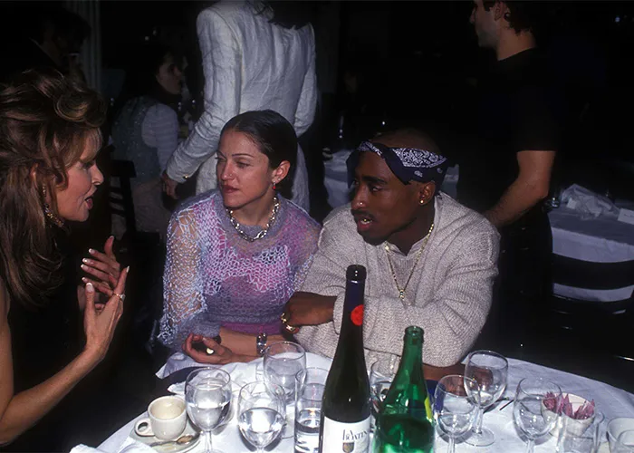 Madonna y Tupac en una fiesta en Nueva York