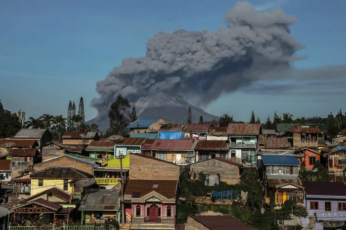 #5 Mount Sinabung, Indonesia