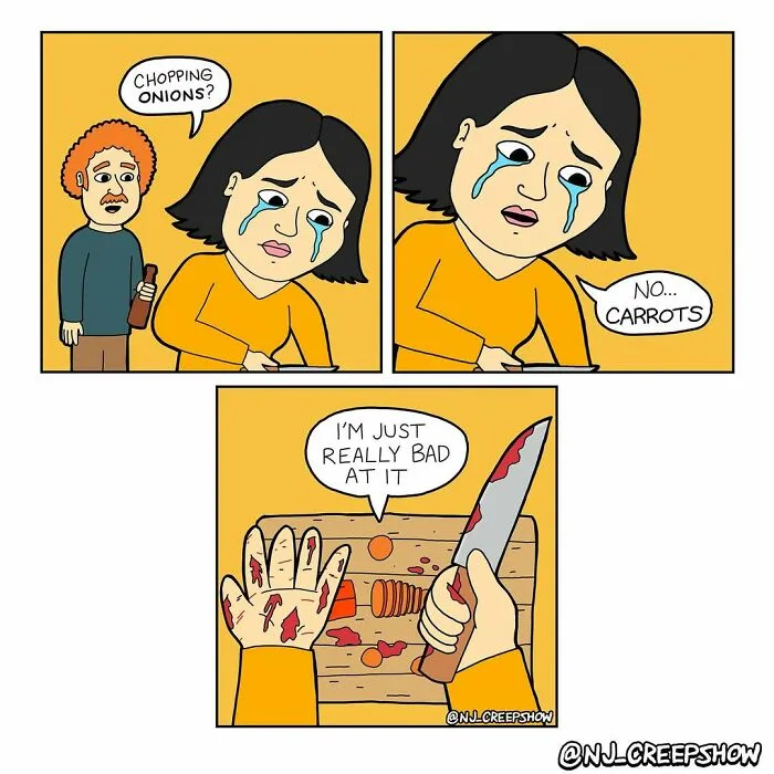 30 Ridiculous And Funny Dark Humor Comics From The Series ‘NJ Creepshow’ (New Pics)