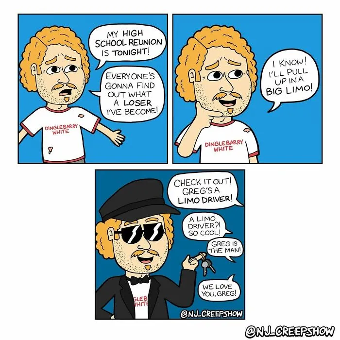 30 Ridiculous And Funny Dark Humor Comics From The Series ‘NJ Creepshow’ (New Pics)