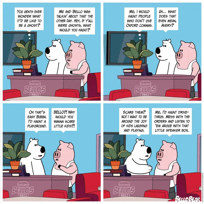 This Artist Makes Bello Bear Comics About Work, Food, And Modern Life (30 Pics)