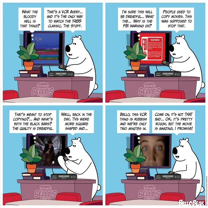 This Artist Makes Bello Bear Comics About Work, Food, And Modern Life (30 Pics)