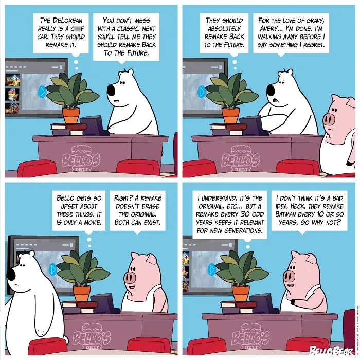 This Artist Makes Bello Bear Comics About Work, Food, And Modern Life (30 Pics)
