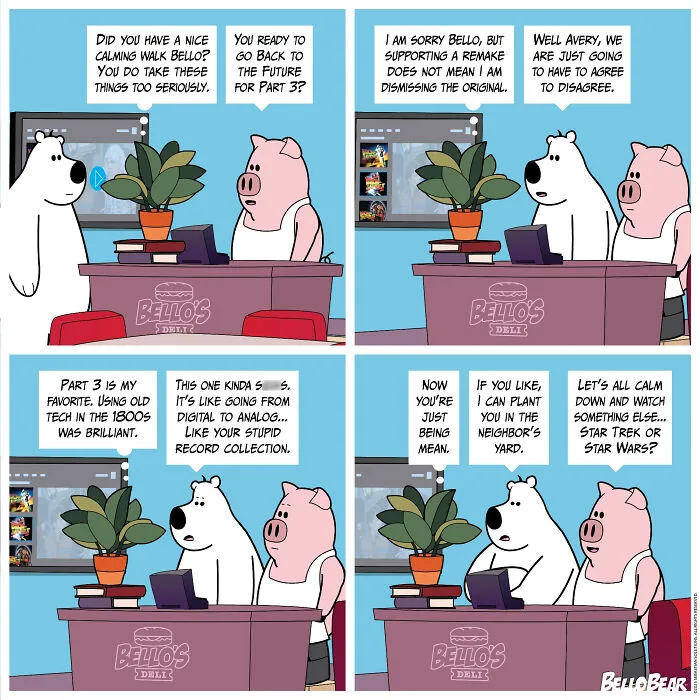 This Artist Makes Bello Bear Comics About Work, Food, And Modern Life (30 Pics)