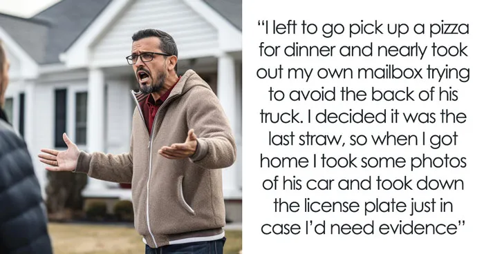 Guy Violates Parking Rules Every Time, Annoyed Neighbor Gets Back At Him By Ruining His Party