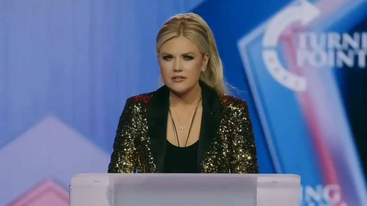 Erika Kirk’s Onstage Slip At TPUSA Event Dubbed The “Greatest Freudian Slip” Sparks Heated Debate