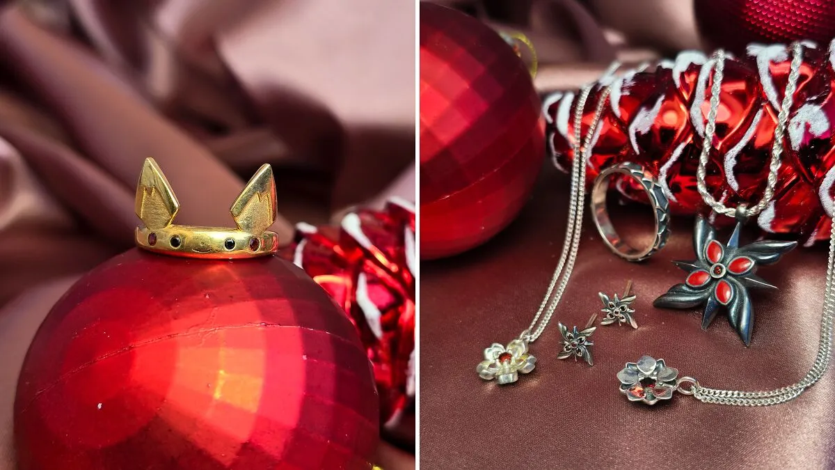 New And Shiny Geeky Jewelry Made By Orion Ivliev Shot Festive In The Christmas Spirit