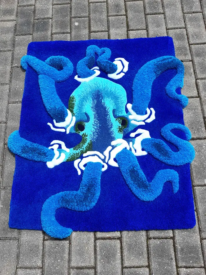 3D Octopus Rug I Made