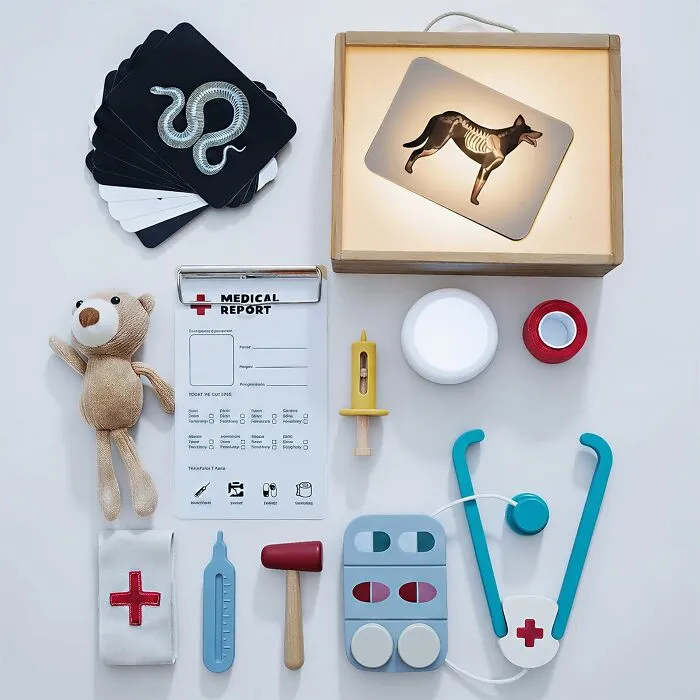 A <a Style="Display:inline;" Href="Https://Www.amazon.com/Macabaka-Toddlers-Pretend-Educational-Montessori/Dp/B0fg7v3mw9?ie=utf8&linkcode=ll1&tag=bpgoat-20&linkid=63a7e75e877984f62ca6b8d743d6f15b&language=en_us&ref_=as_li_ss_tl" Target="_blank">   <span Style="Font: Inherit; Color: #d74b1f;"> Doctor Kit For Toddlers </Span> Will Give Them The Power To Diagnose Your Dog With A Serious Case Of "The Sillies" And Prescribe A Treatment Of Three Cookies And A Nap