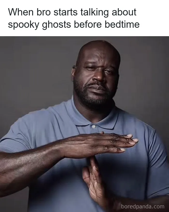 Man making a time-out gesture with hands, expressing frustration in a funny unhinged memes grapejuiceboys style.