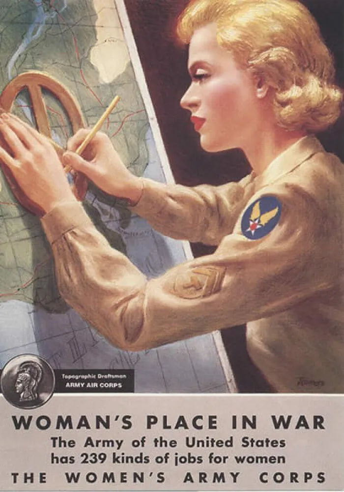 Womens Army Corps (Wac) 1941 Advertising
