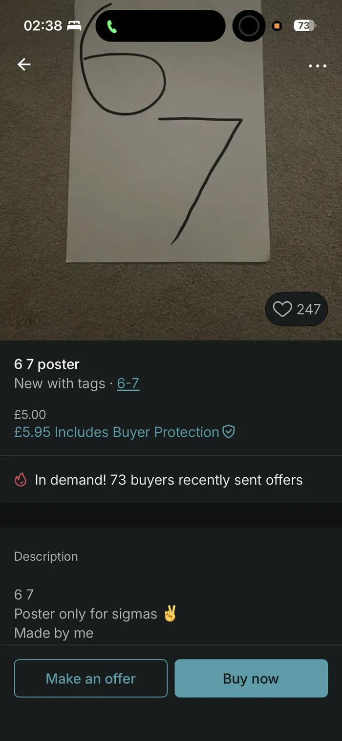 6 7 Poster