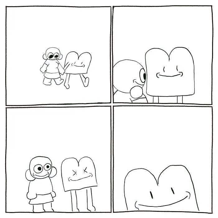 Artist Created 42 Simple Comics Turn Everyday Situations Into Absurd Humor