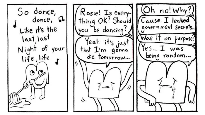 Artist Created 42 Simple Comics Turn Everyday Situations Into Absurd Humor